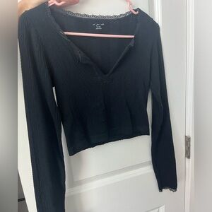 Urban Outfitters out from under long sleeve black top M/L